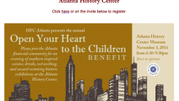 HFC Help For Children Atlanta Gala- November 3, 2016