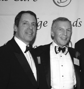 Rob Davis at Hedge Funds Care Event 2005 with Stephan Vermut
