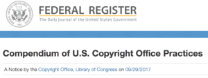 Compendium of U.S. Copyright Office Practices